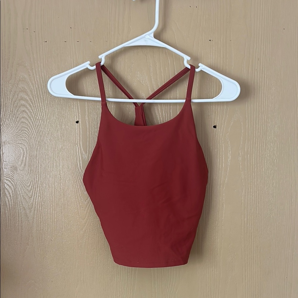 Women's Red Sleeveless Top